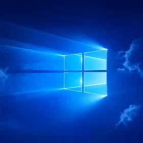 Luminous Blue Window Design