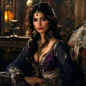 Portrait of a Woman with Jewelry