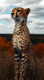 Graceful Cheetah in Wild Habitat