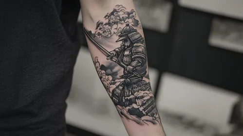 Samurai Warrior Ink Tattoo Design