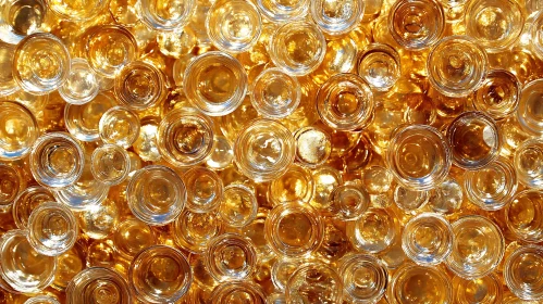 Translucent Gold Circles