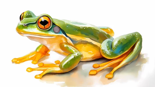 Vivid Frog Artwork