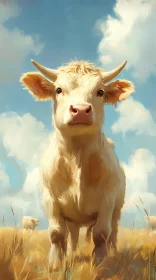 Pastoral Cow Portrait