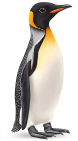 Artistic Penguin Drawing