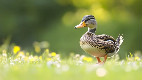 Peaceful Duck Portrait