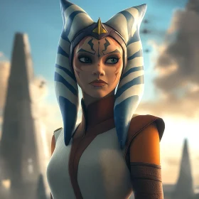 Striking Ahsoka Tano Character