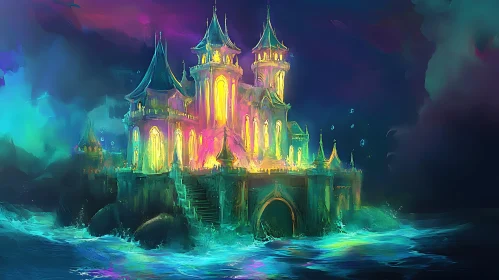 Fantasy Castle by the Sea