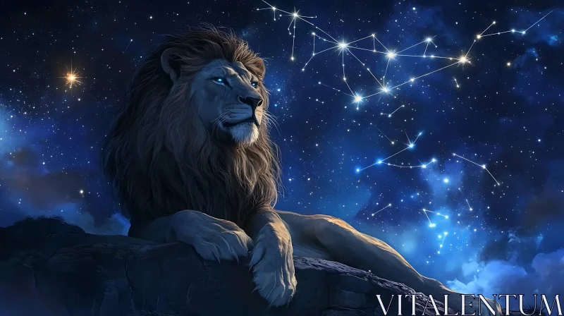 AI ART Celestial Lion