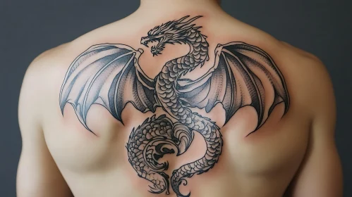 Dragon Tattoo Art on Human Body