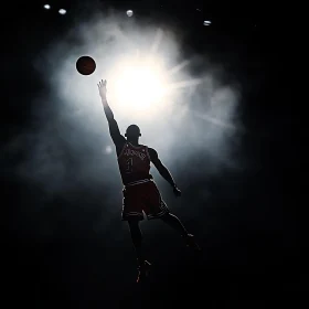 Mid-Air Basketball Shot