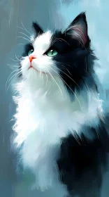 Artistic Cat Illustration