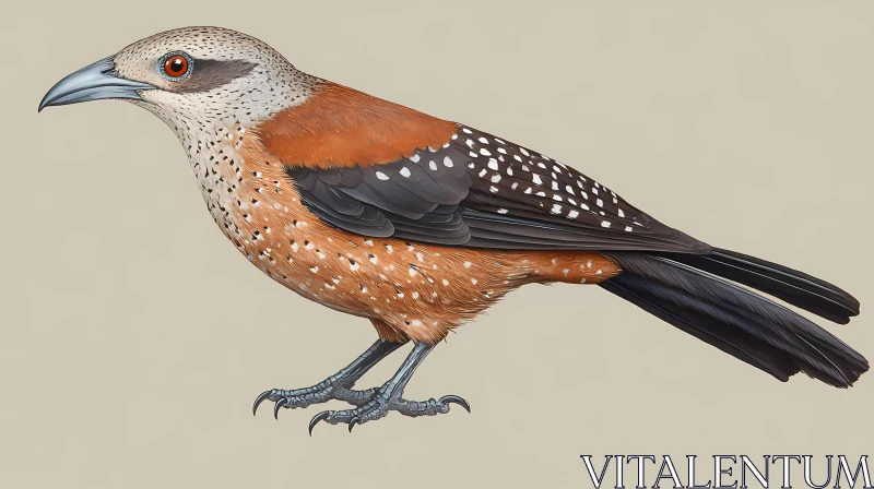 AI ART Detailed Bird Illustration