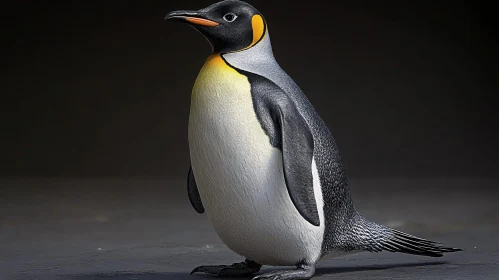 Elegant King Penguin Image