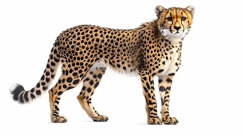 Elegant Cheetah Artistry