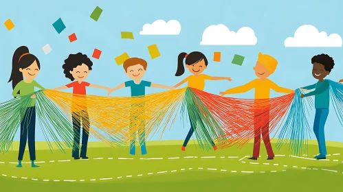 Kids Celebrate Togetherness with Colors