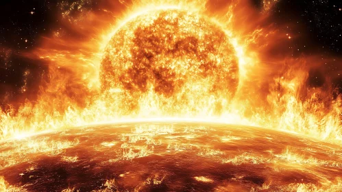 Solar Flare Eruption