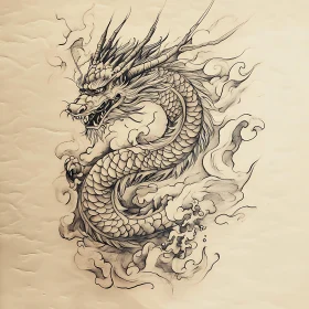 Dragon Sketch Art