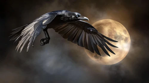 Night Flight of the Raven