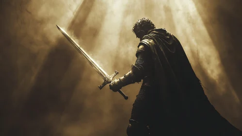 Armored Warrior with Sword