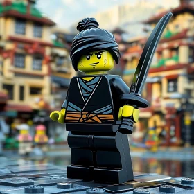Lego Ninja Figure with Sword