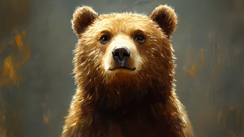 Inquisitive Bear Illustration