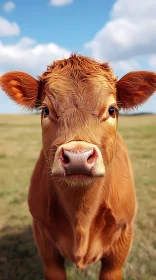 Young Cow in Pasture