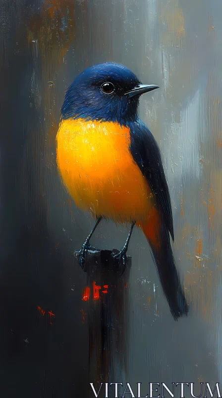 Vivid Bird Art Illustration AI Image