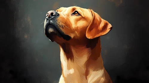 Artistic Canine Painting