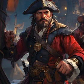 Pirate Portrait: Courage and Adventure Await