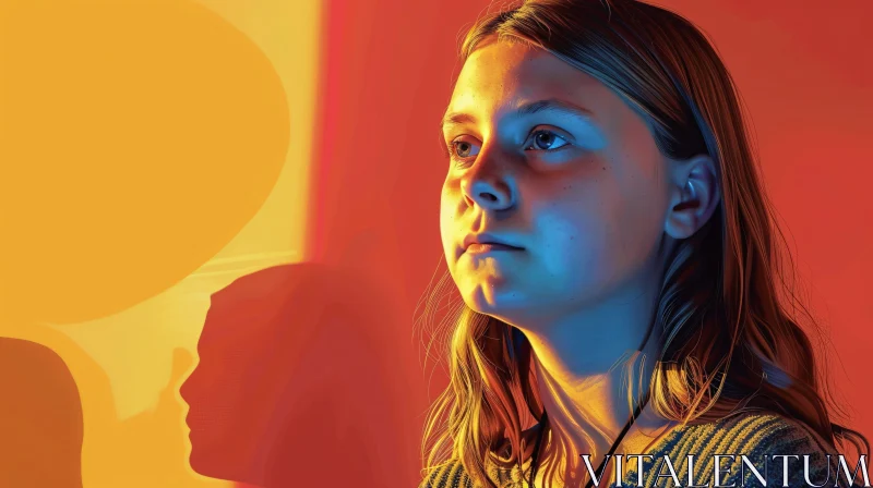 AI ART Greta Thunberg Art