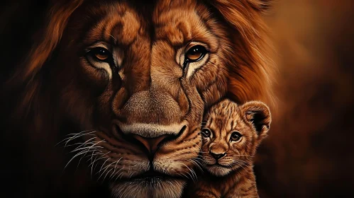 Protective Lion