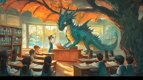 Imagination Takes Flight: Dragon in School