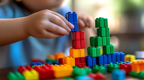 Colorful Blocks Tower