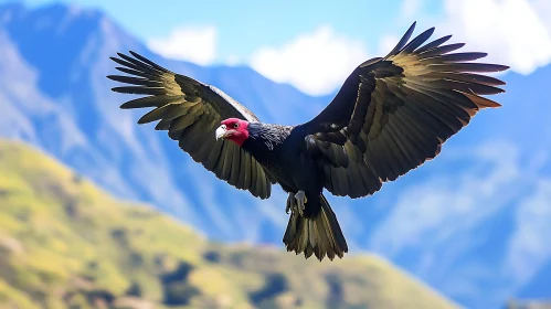 Andean Condor Soaring High