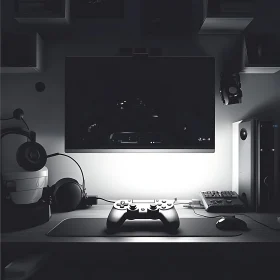 Modern Gaming Desk Setup