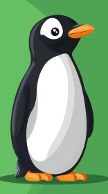 Adorable Cartoon Penguin Artwork