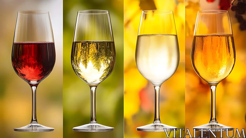 Wine Palette: A Spectrum of Flavors AI Image