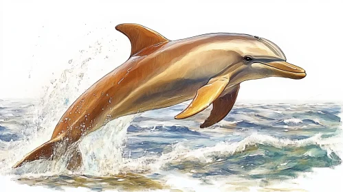 Graceful Dolphin Leap