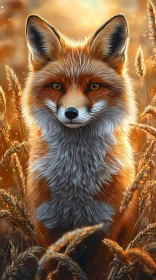 Serene Fox in Field