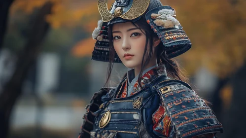 Woman in Samurai Armor