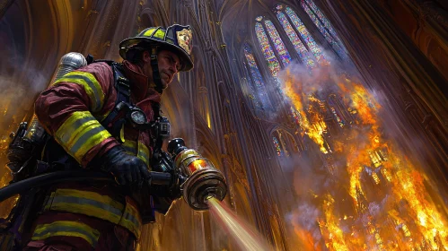 Fire Incident in Cathedral