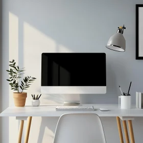Modern Minimalist Workspace Design