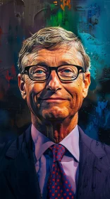 Abstract Art of Bill Gates