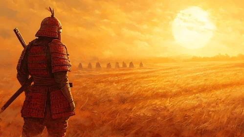 Warrior in the Golden Field