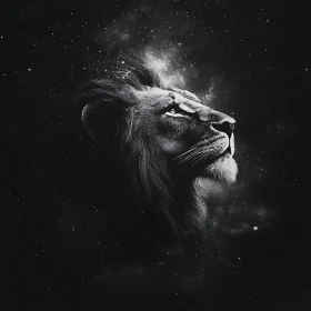 Lion in Starlight