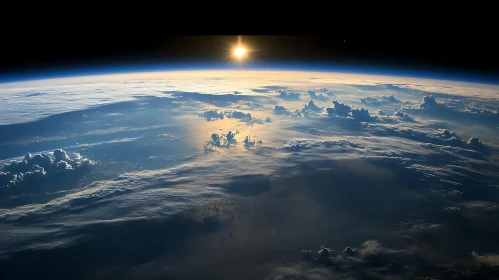 Orbital Sunrise: A View of Earth