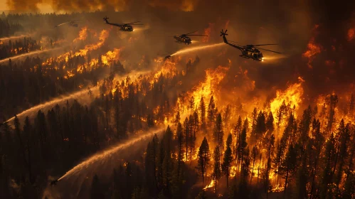 Aerial Firefighting in Action