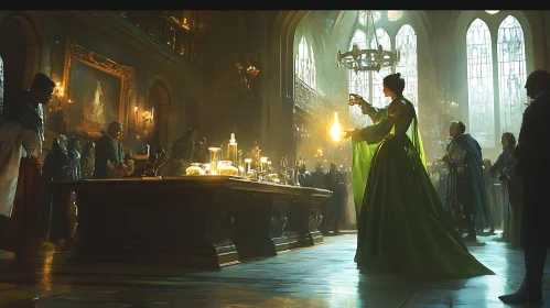 Ethereal Light and Magic in Old Hall