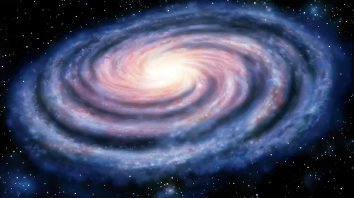 Celestial Swirl: A Galaxy's Dance