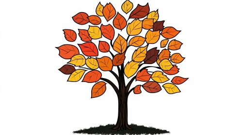 Fall Foliage Tree Art